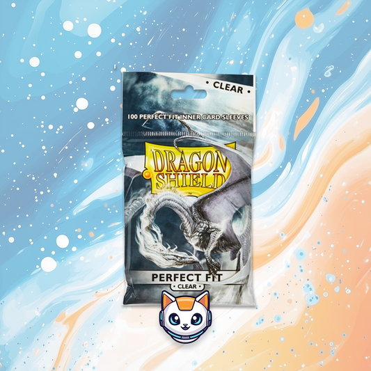 Dragon Shield: Clear - Toploading Perfect Fit Sleeves - Standard Size