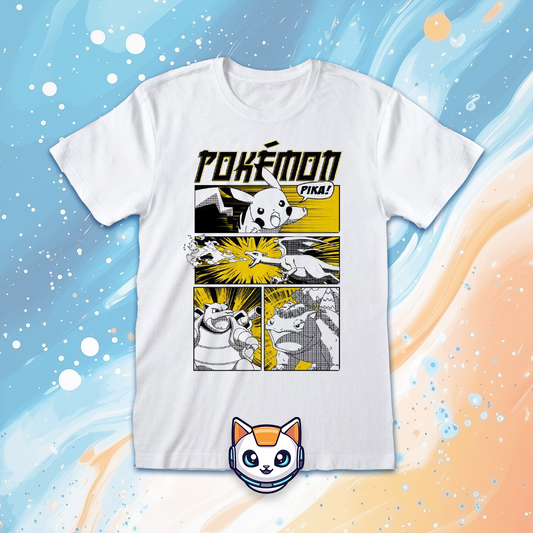 Pokémon T-Shirt Anime Style Cover